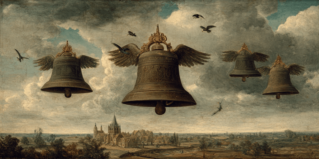 Flying bells and chocolate eggs